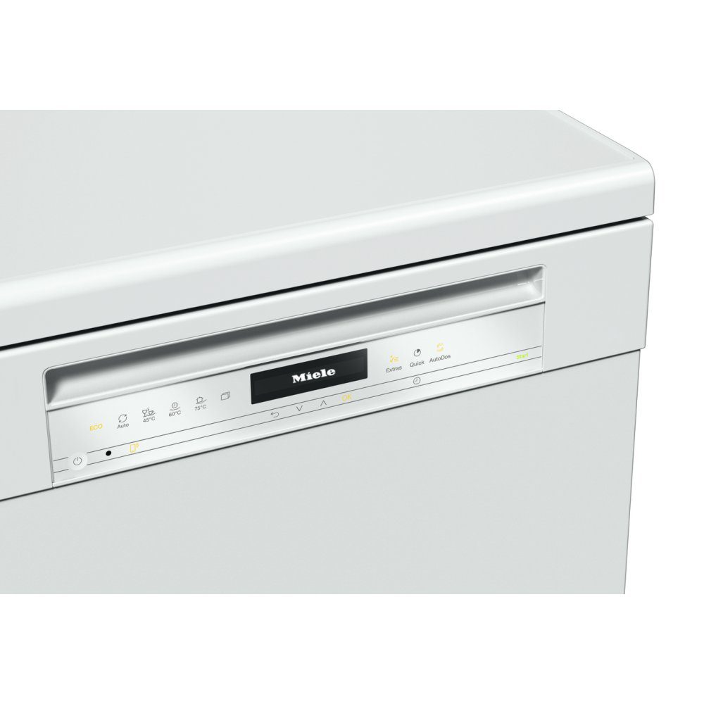 Miele 60cm Freestanding AutoDos PowerDisk Dishwasher G7600SCWH - White Miele 60cm Freestanding AutoDos PowerDisk Dishwasher G7600SCWH - White
