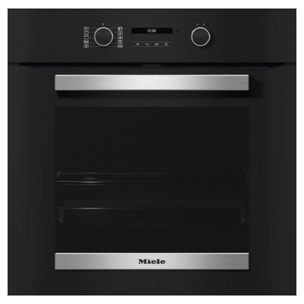 Miele  Active Pyrolytic Built In Single Oven H2465BP - Black