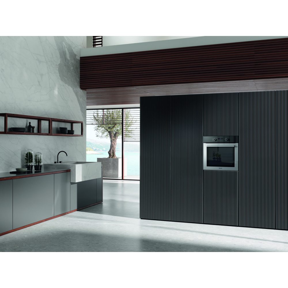Miele ContourLine Pyrolytic Built In Single Oven H2761BP - Stainless Steel Miele ContourLine Pyrolytic Built In Single Oven H2761BP - Stainless Steel