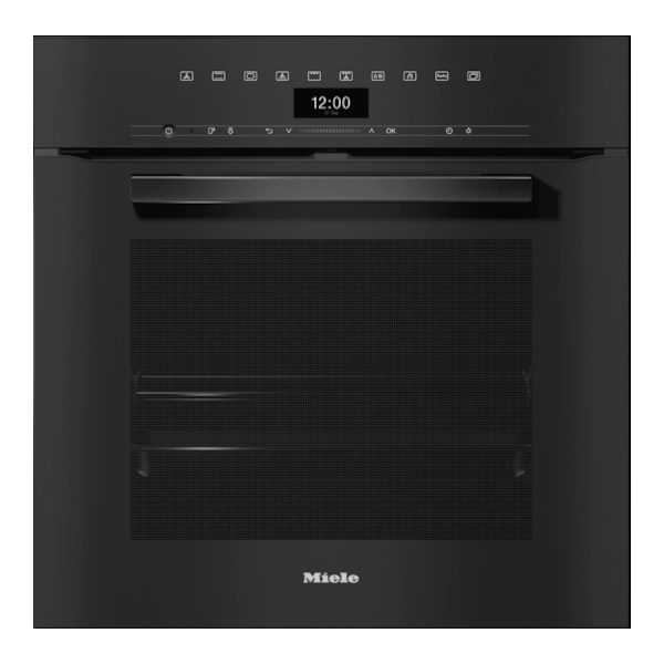 Miele  VitroLine Pyrolytic Built In Single Oven H7464BPOBBL - Black