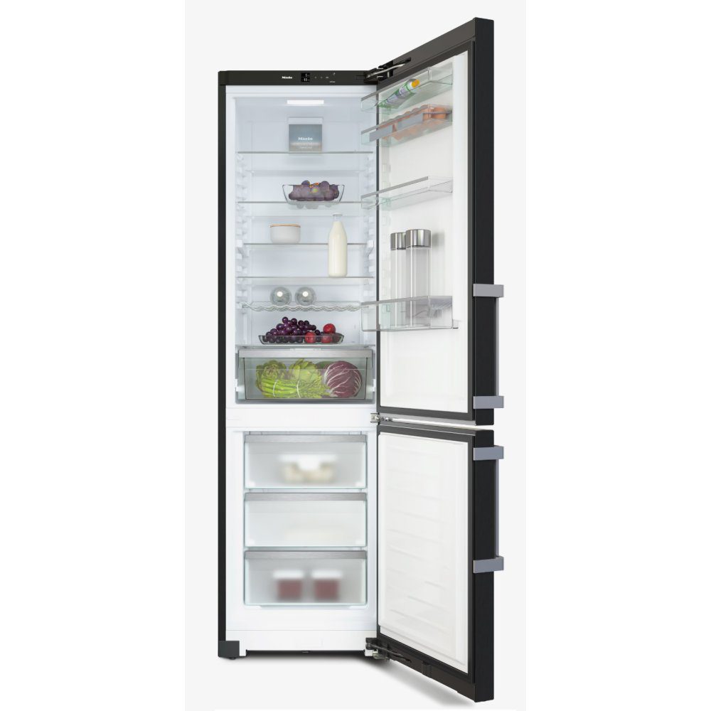 Miele 60cm Frost Free Fridge Freezer KFN4795ADBST - Black Steel Miele 60cm Frost Free Fridge Freezer KFN4795ADBST - Black Steel