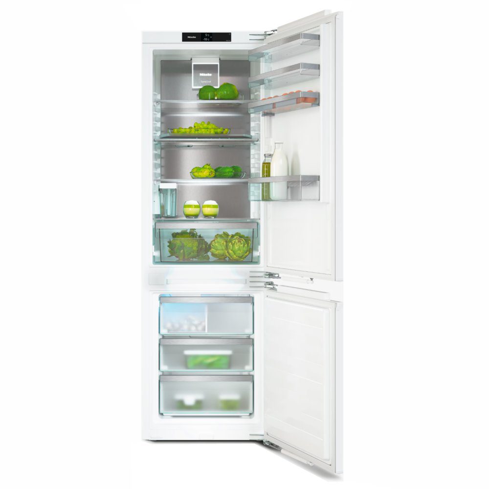 Miele  177cm Integrated 70/30 Frost Free Fridge Freezer With Non Plumbed Icemaker KFN7785C