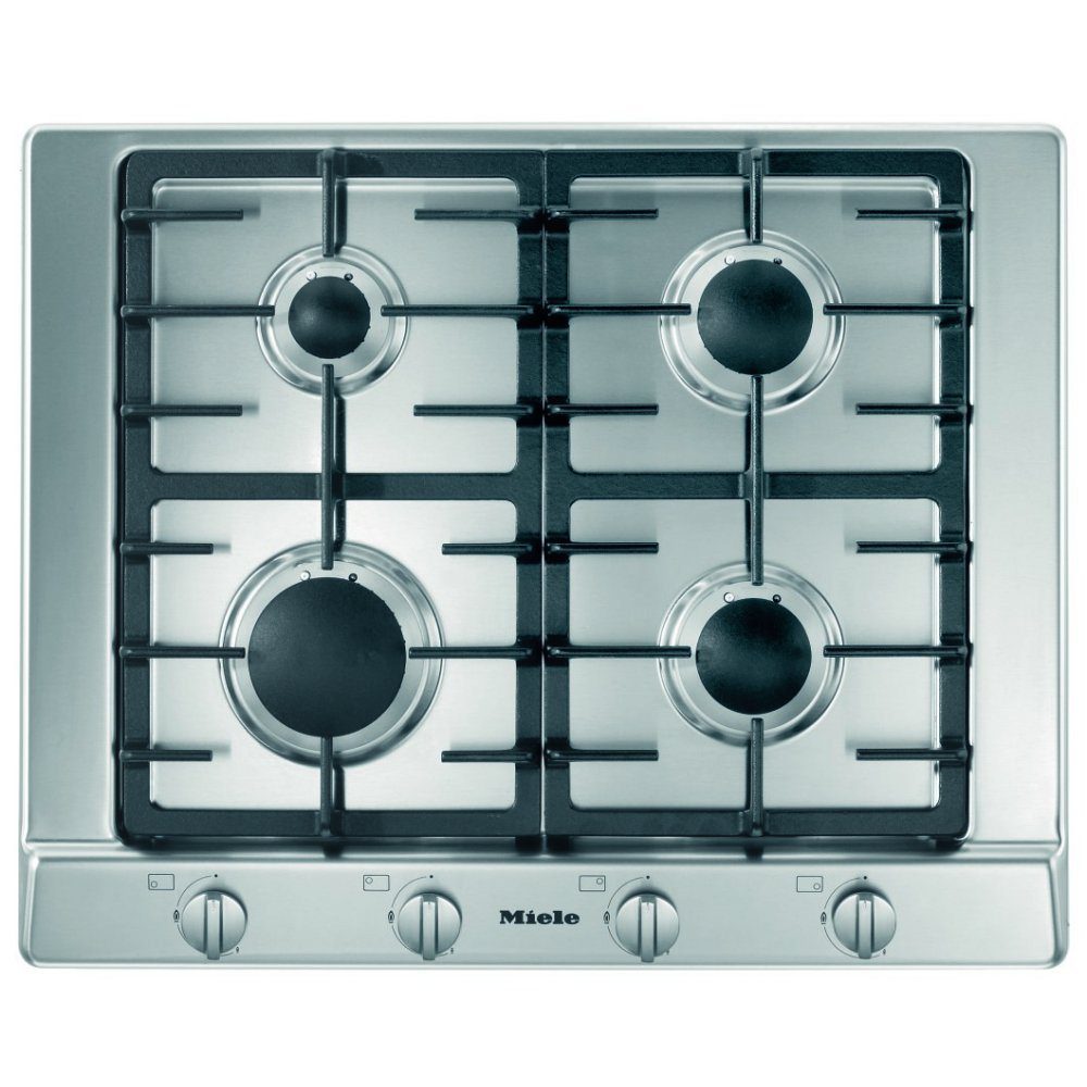 Miele SS 65cm Four Burner Gas Hob KM2010 - Stainless Steel
