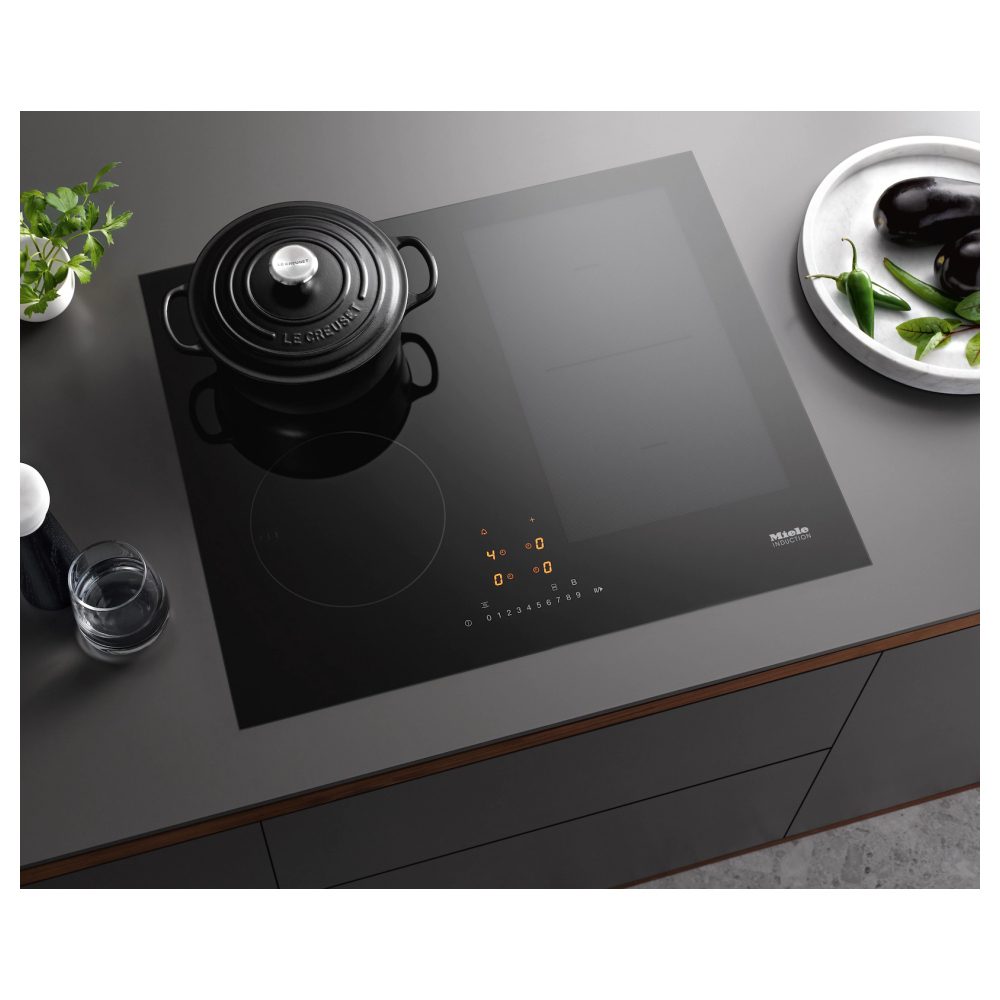 Miele 62cm 4 Zone PowerFlex Induction Hob KM7464FL - Black Miele 62cm 4 Zone PowerFlex Induction Hob KM7464FL - Black