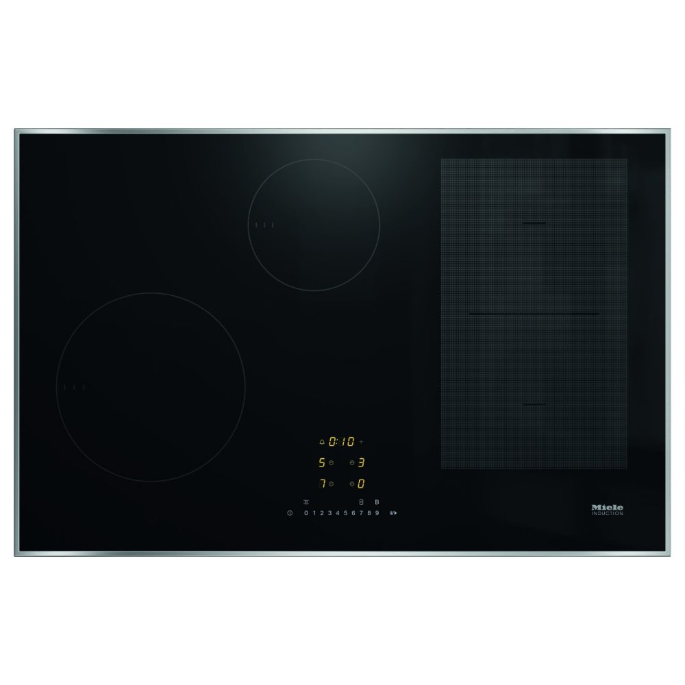 Miele  81cm 4 Zone PowerFlex Induction Hob KM7474FR - Stainless Steel