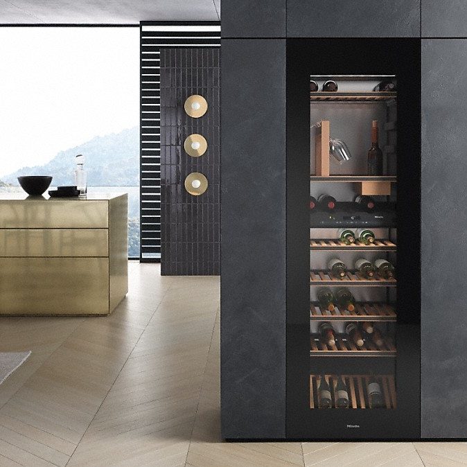 Miele Integrated 178cm Dual Zone Wine Cooler KWT6722IGS-1 - Black Miele Integrated 178cm Dual Zone Wine Cooler KWT6722IGS-1 - Black