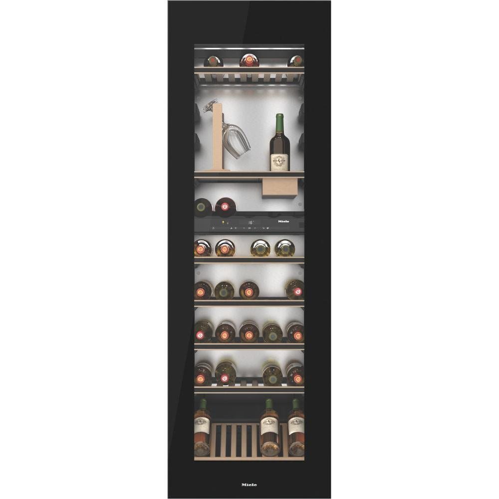 Miele  Integrated 178cm Dual Zone Wine Cooler KWT6722IGS-1 - Black