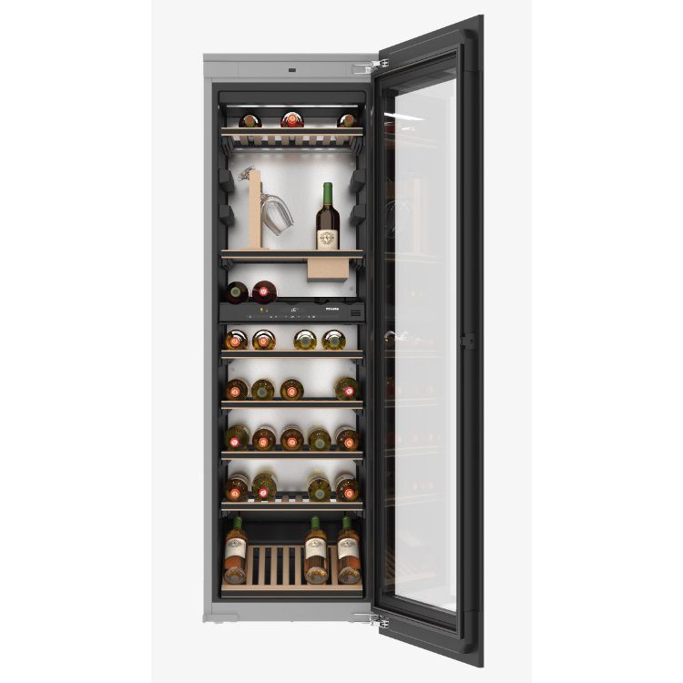 Miele Integrated 178cm Dual Zone Wine Cooler KWT6722IGS-1 - Black Miele Integrated 178cm Dual Zone Wine Cooler KWT6722IGS-1 - Black