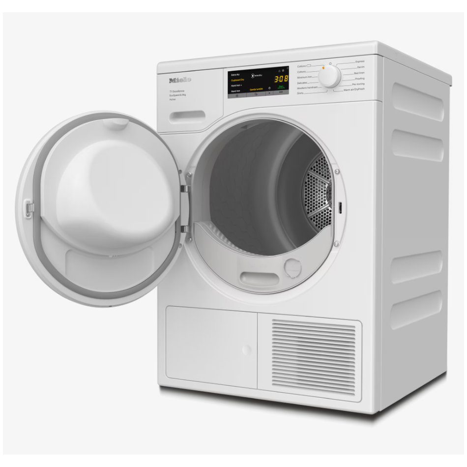 Miele 8kg Heat Pump Condenser Tumble Dryer TEA525WP - White Miele 8kg Heat Pump Condenser Tumble Dryer TEA525WP - White