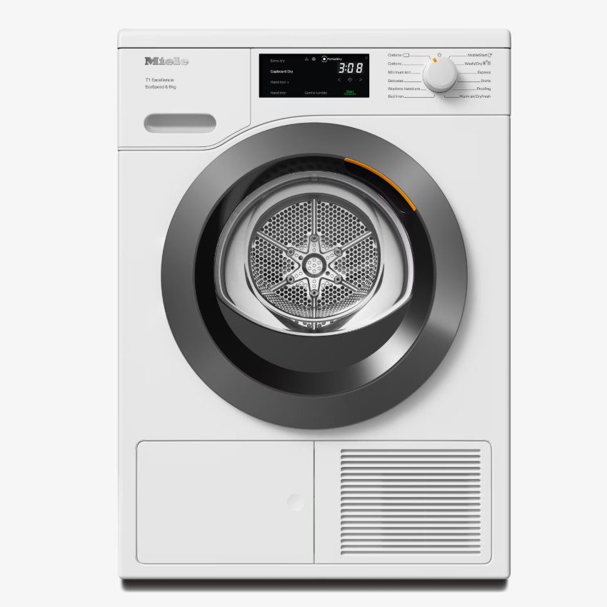 Miele  8kg Heat Pump Condenser Tumble Dryer TEC645WP - White