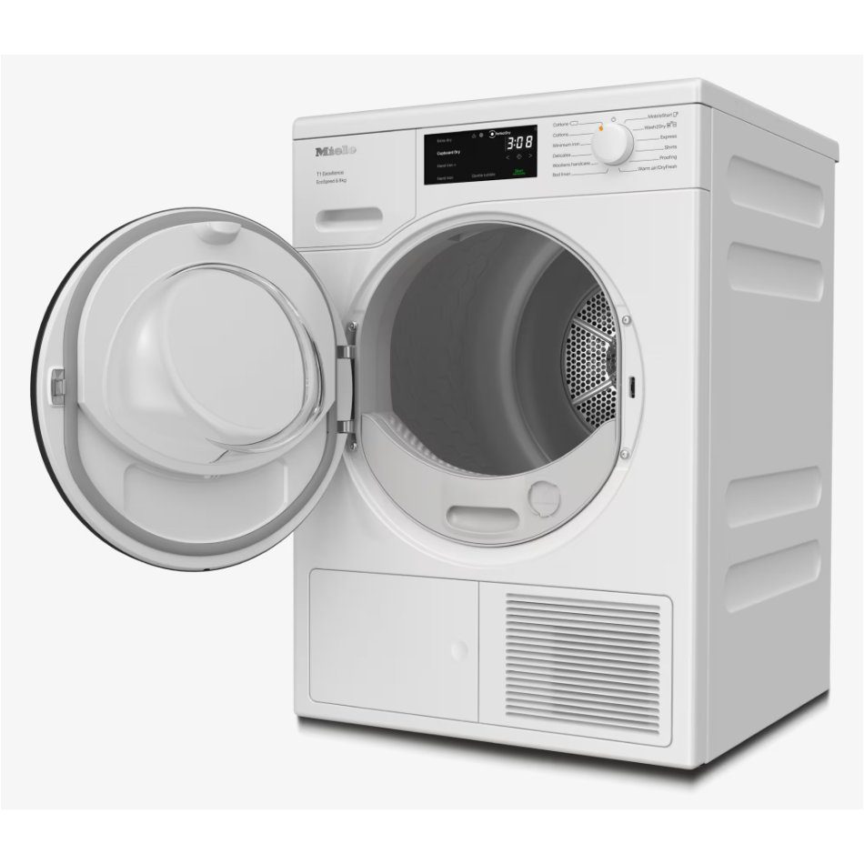 Miele 8kg Heat Pump Condenser Tumble Dryer TEC645WP - White Miele 8kg Heat Pump Condenser Tumble Dryer TEC645WP - White