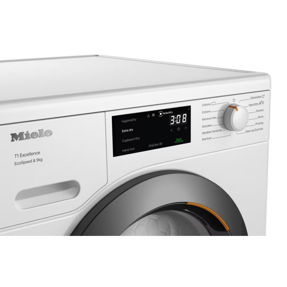 Miele 9kg Heat Pump Condenser Tumble Dryer TED645WP - White Miele 9kg Heat Pump Condenser Tumble Dryer TED645WP - White