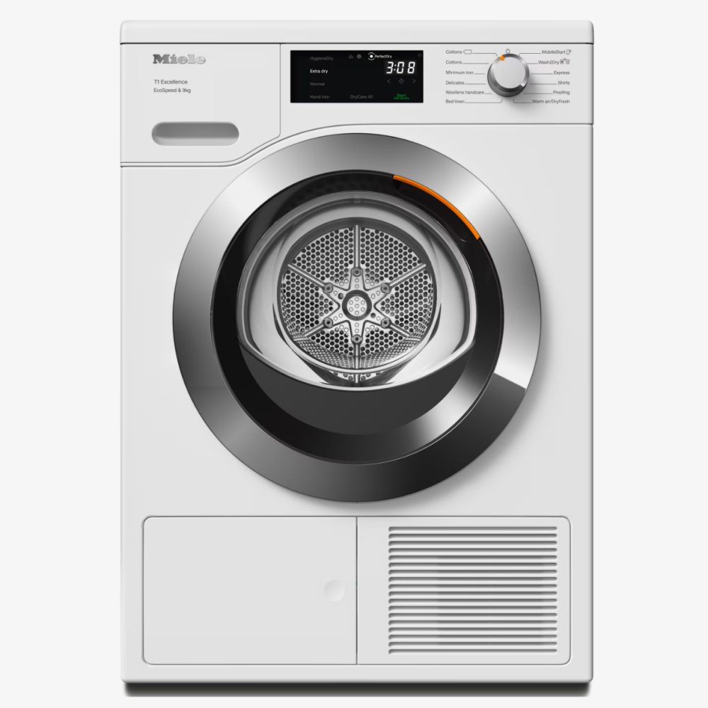 Miele  9kg Heat Pump Condenser Tumble Dryer TEH785WP - White