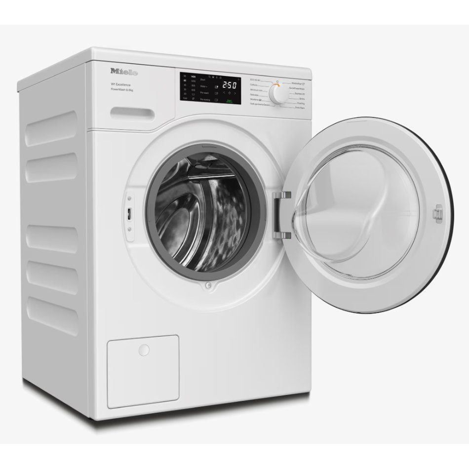Miele 8kg W1 PowerWash Washing Machine 1400rpm WEB365WCS - White Miele 8kg W1 PowerWash Washing Machine 1400rpm WEB365WCS - White