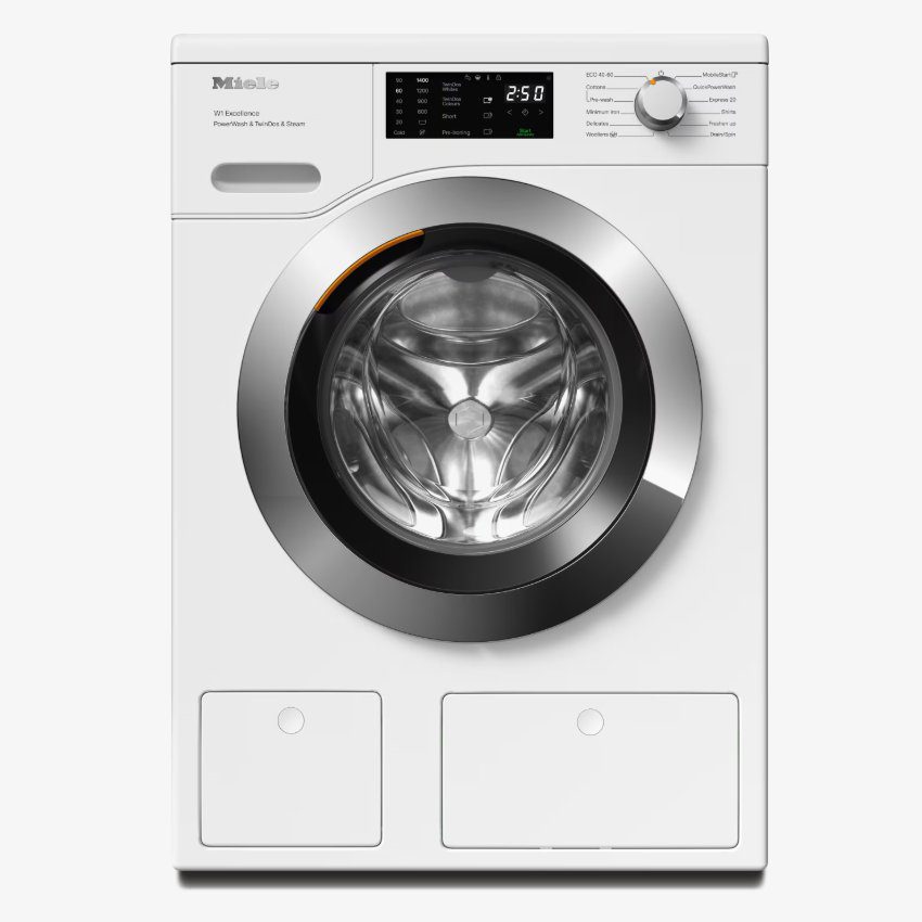 Miele  9kg W1 TwinDos PowerWash Washing Machine 1400rpm WEG885WCS - White