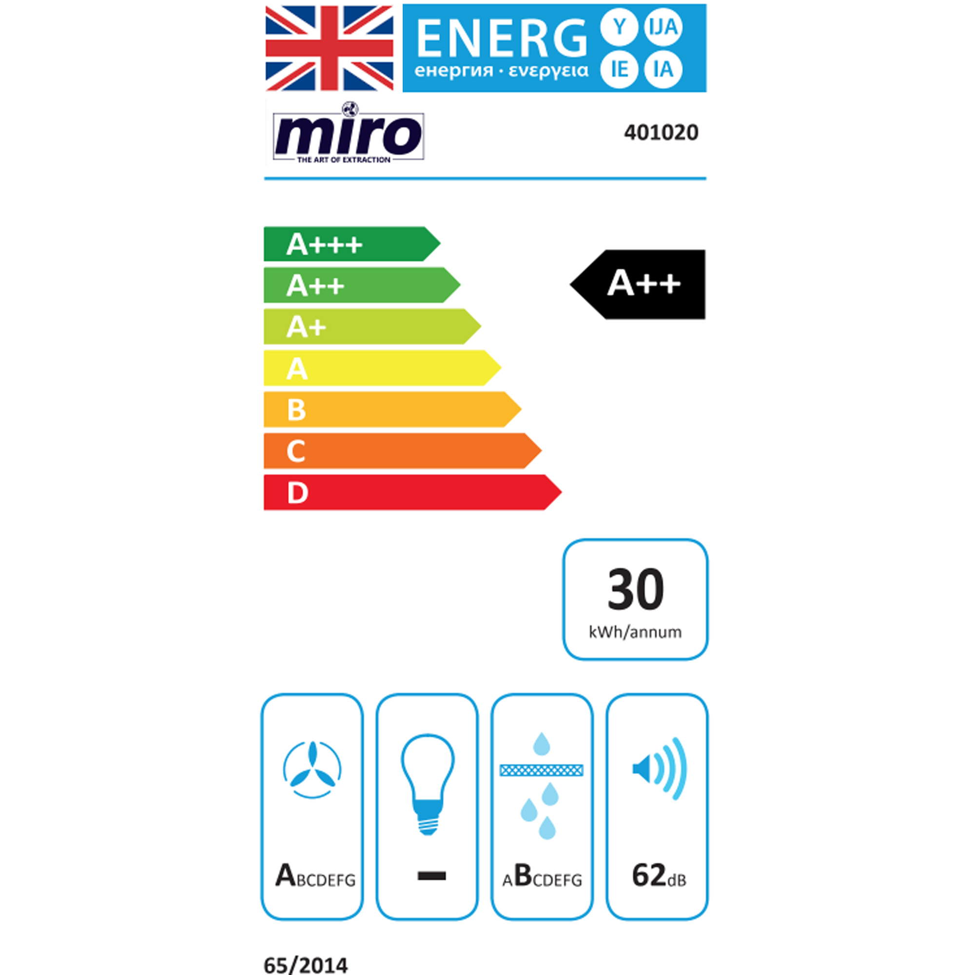 Miro SPECTRE 600 60cm Air Venting Hob 401020 Black Miro SPECTRE 600 60cm Air Venting Hob 401020 Black