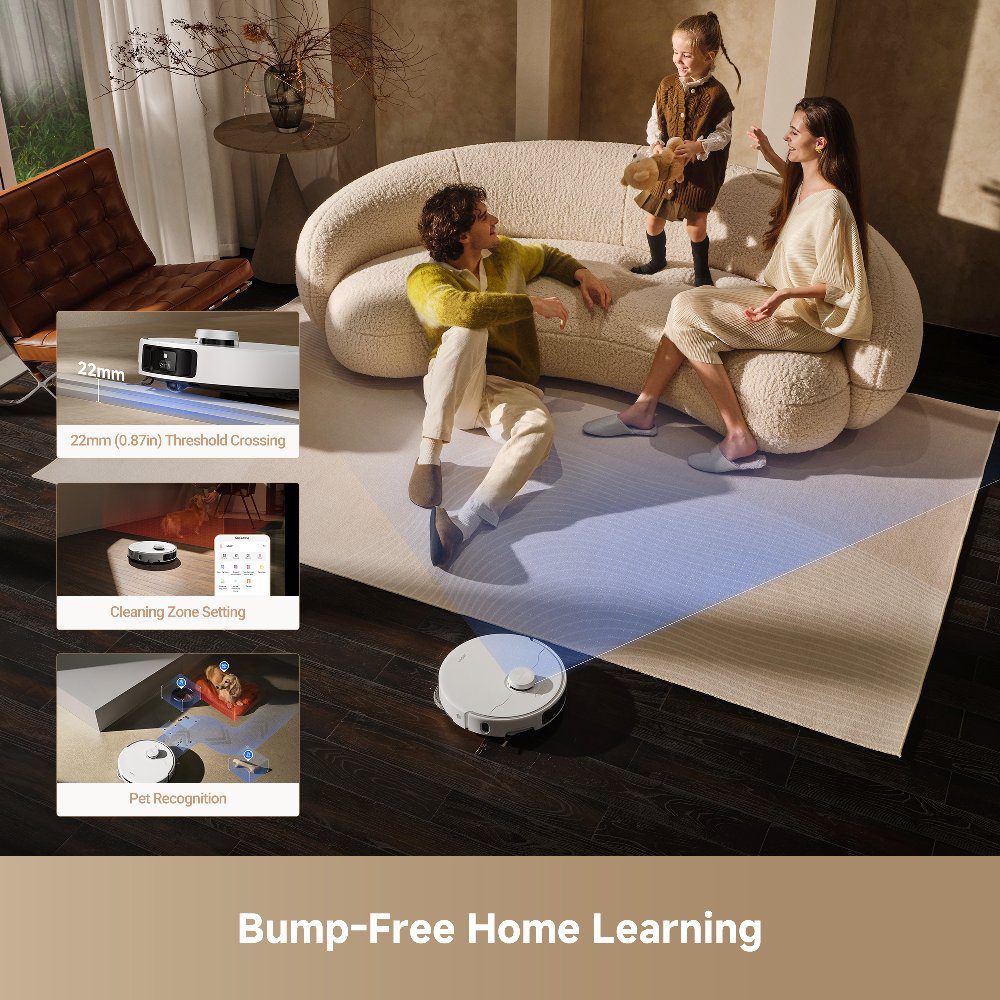 Mova P50 Pro Ultra Robot Vacuum Cleaner and Mop with Self-Cleaning and Auto-Empty RLP53HE White Mova P50 Pro Ultra Robot Vacuum Cleaner and Mop with Self-Cleaning and Auto-Empty RLP53HE White