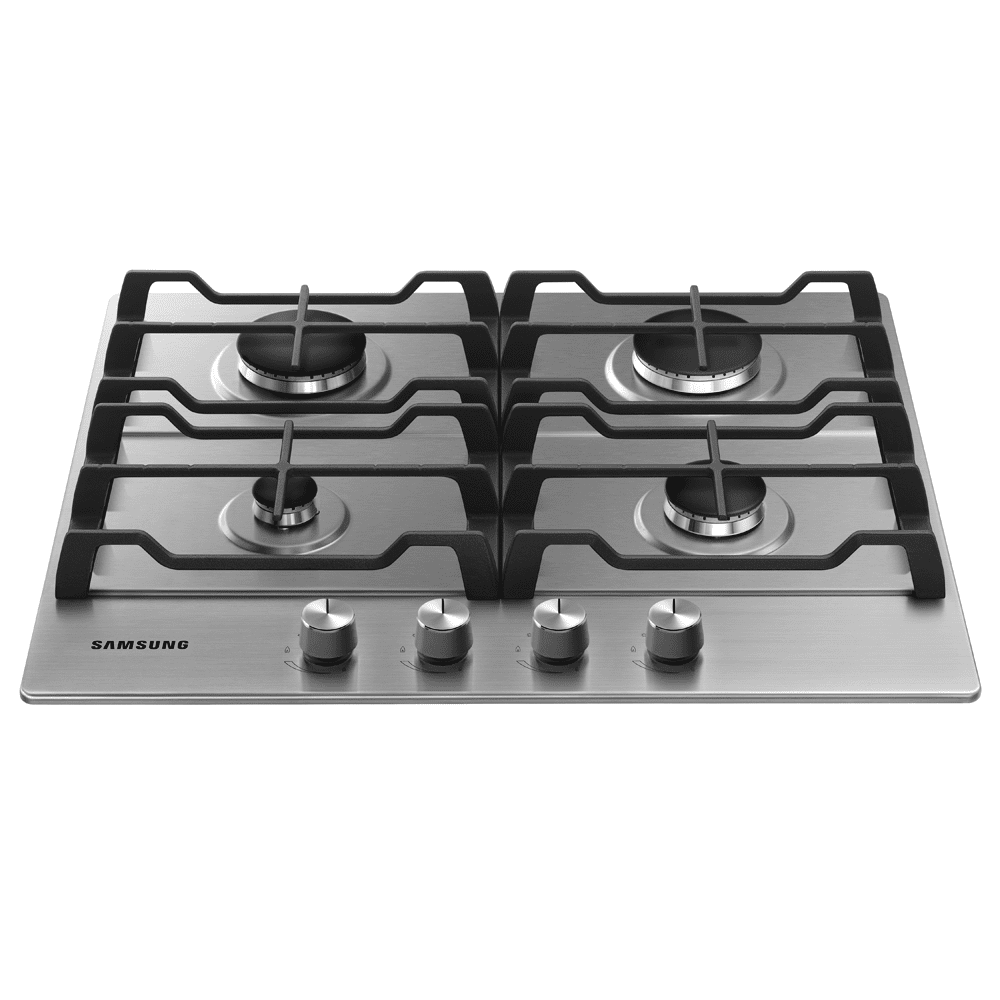 Samsung 60cm Four Burner Gas Hob NA64D3010AS/U1 - Stainless Steel Samsung 60cm Four Burner Gas Hob NA64D3010AS/U1 - Stainless Steel