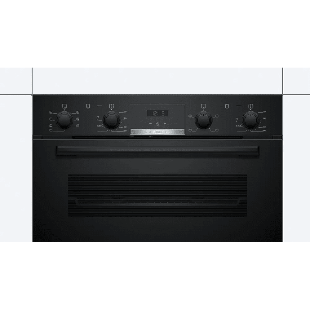 Bosch Series 4 Built Under Double Oven NBS533BB0B - Black Bosch Series 4 Built Under Double Oven NBS533BB0B - Black