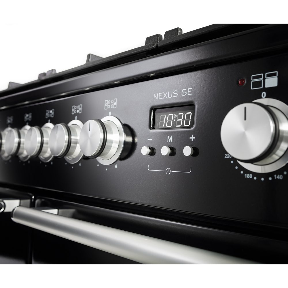 Rangemaster Nexus SE 110cm Dual Fuel Range Cooker 125870 NEXSE110DFCB/C - Charcoal Black Rangemaster Nexus SE 110cm Dual Fuel Range Cooker 125870 NEXSE110DFCB/C - Charcoal Black