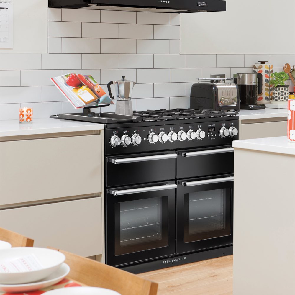 Rangemaster Nexus SE 110cm Dual Fuel Range Cooker 125870 NEXSE110DFCB/C - Charcoal Black Rangemaster Nexus SE 110cm Dual Fuel Range Cooker 125870 NEXSE110DFCB/C - Charcoal Black