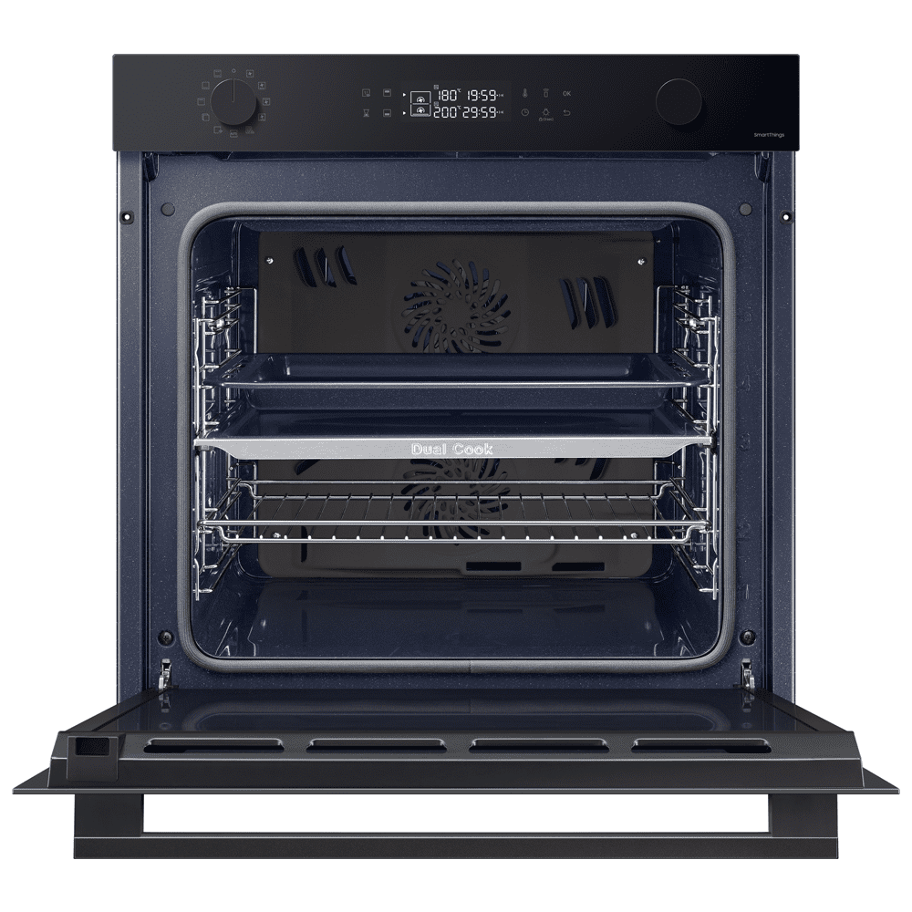 Samsung Series 4 Dual Cook Multifunction Single Oven NV7B44205AK/U4 - Black Samsung Series 4 Dual Cook Multifunction Single Oven NV7B44205AK/U4 - Black