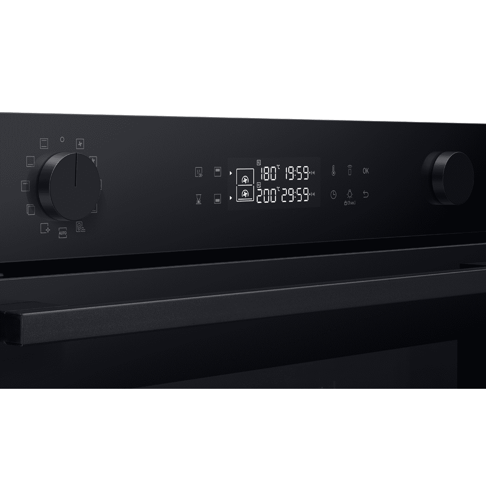 Samsung Series 4 Dual Cook Multifunction Single Oven NV7B44205AK/U4 - Black Samsung Series 4 Dual Cook Multifunction Single Oven NV7B44205AK/U4 - Black