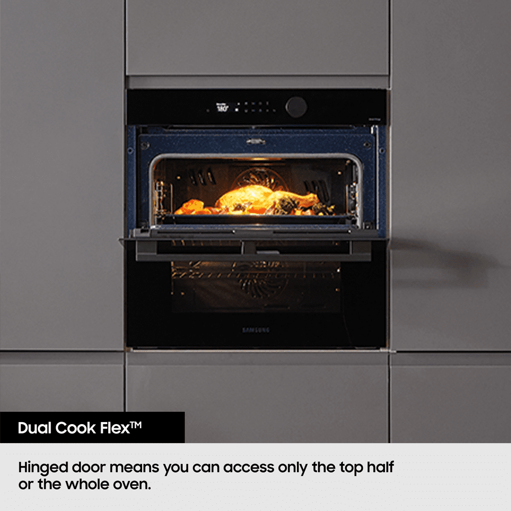 Samsung Series 4 Pyrolytic Dual Cook Flex Multifunction Single Oven NV7B45305AS - Stainless Steel Samsung Series 4 Pyrolytic Dual Cook Flex Multifunction Single Oven NV7B45305AS - Stainless Steel