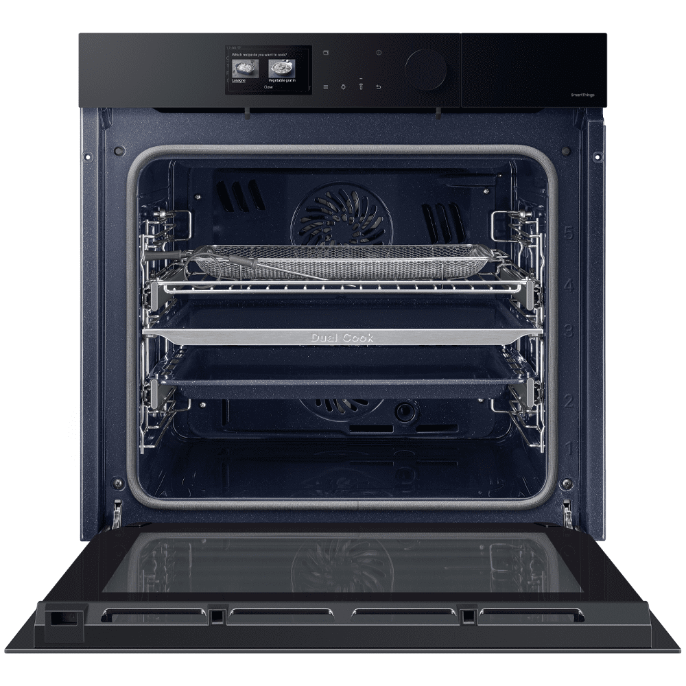 Samsung Series 7 Dual Cook Pyrolytic Single Oven NV7B7997AAK - Black Samsung Series 7 Dual Cook Pyrolytic Single Oven NV7B7997AAK - Black