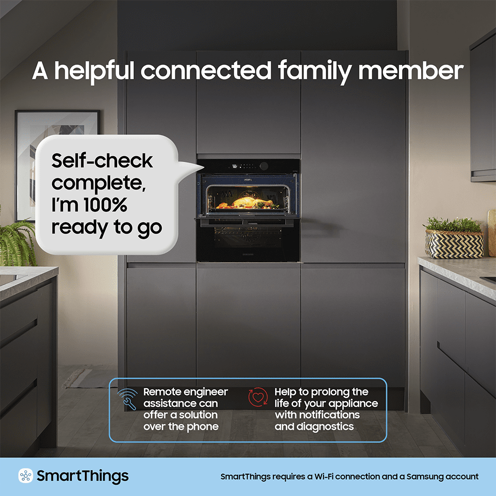 Samsung Series 7 Dual Cook Pyrolytic Single Oven NV7B7997AAK - Black Samsung Series 7 Dual Cook Pyrolytic Single Oven NV7B7997AAK - Black
