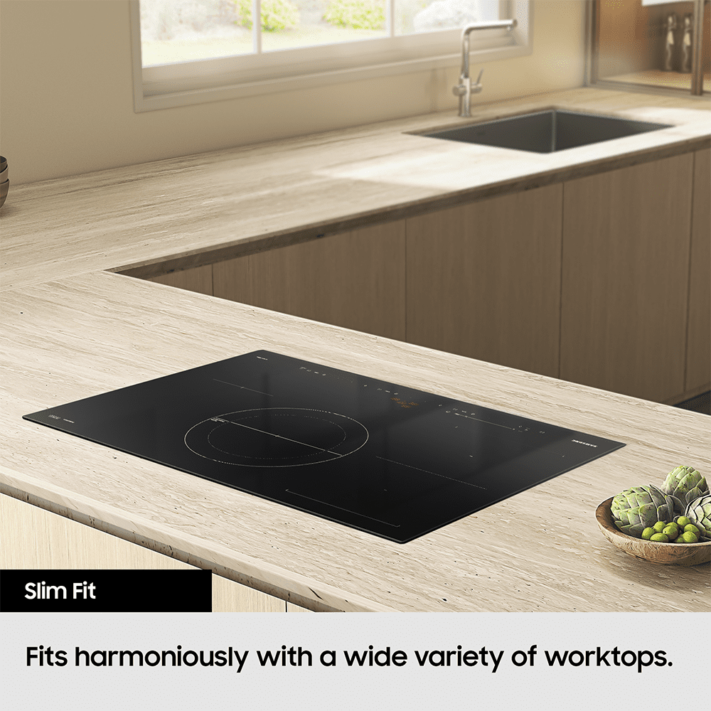 Samsung 80cm Series 6 Four Zone Flex Induction Hob NZ84C6058FK - Black Samsung 80cm Series 6 Four Zone Flex Induction Hob NZ84C6058FK - Black