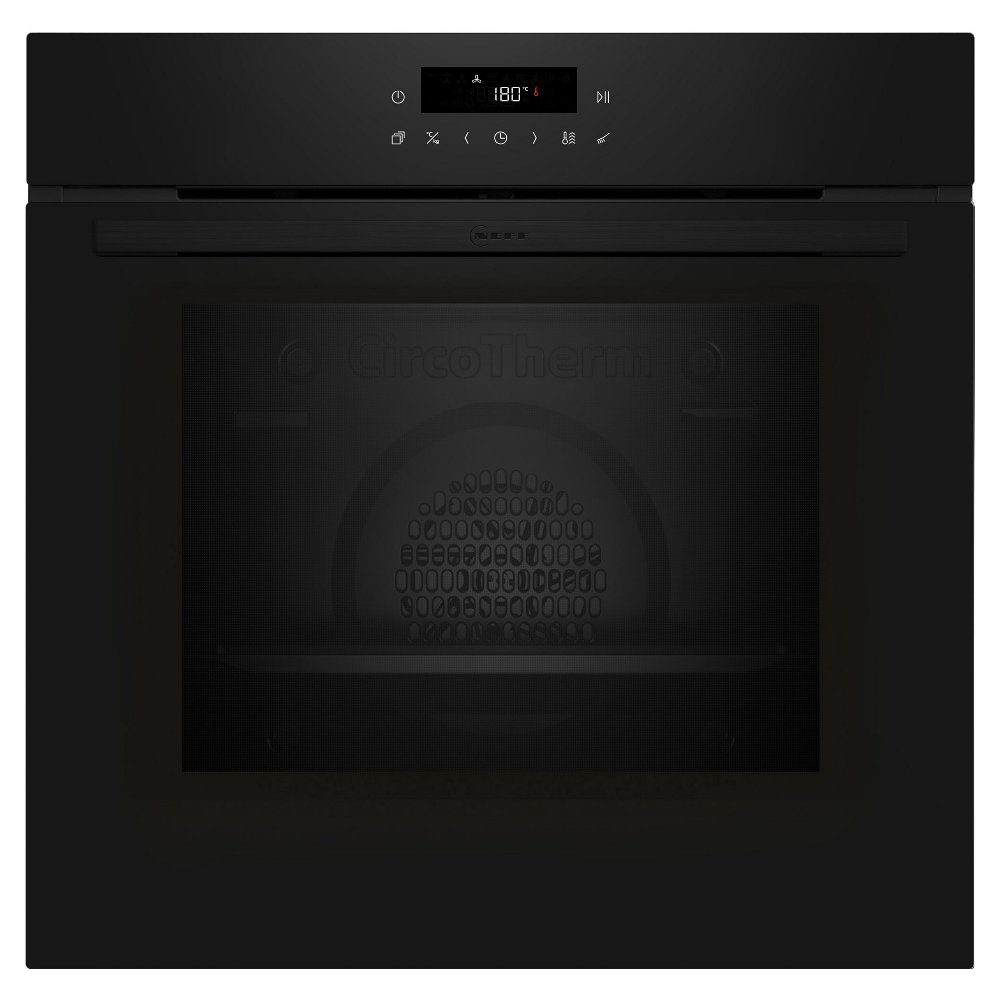 Neff  N30 CircoTherm Pyrolytic Multifunction Single Oven B2CCJ7AK0B - Black