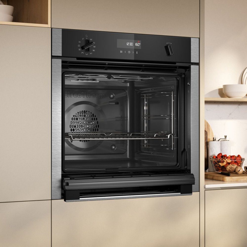 Neff N50 Slide & Hide Pyrolytic Single Oven B6ACH7AN7B - Stainless Steel Neff N50 Slide & Hide Pyrolytic Single Oven B6ACH7AN7B - Stainless Steel