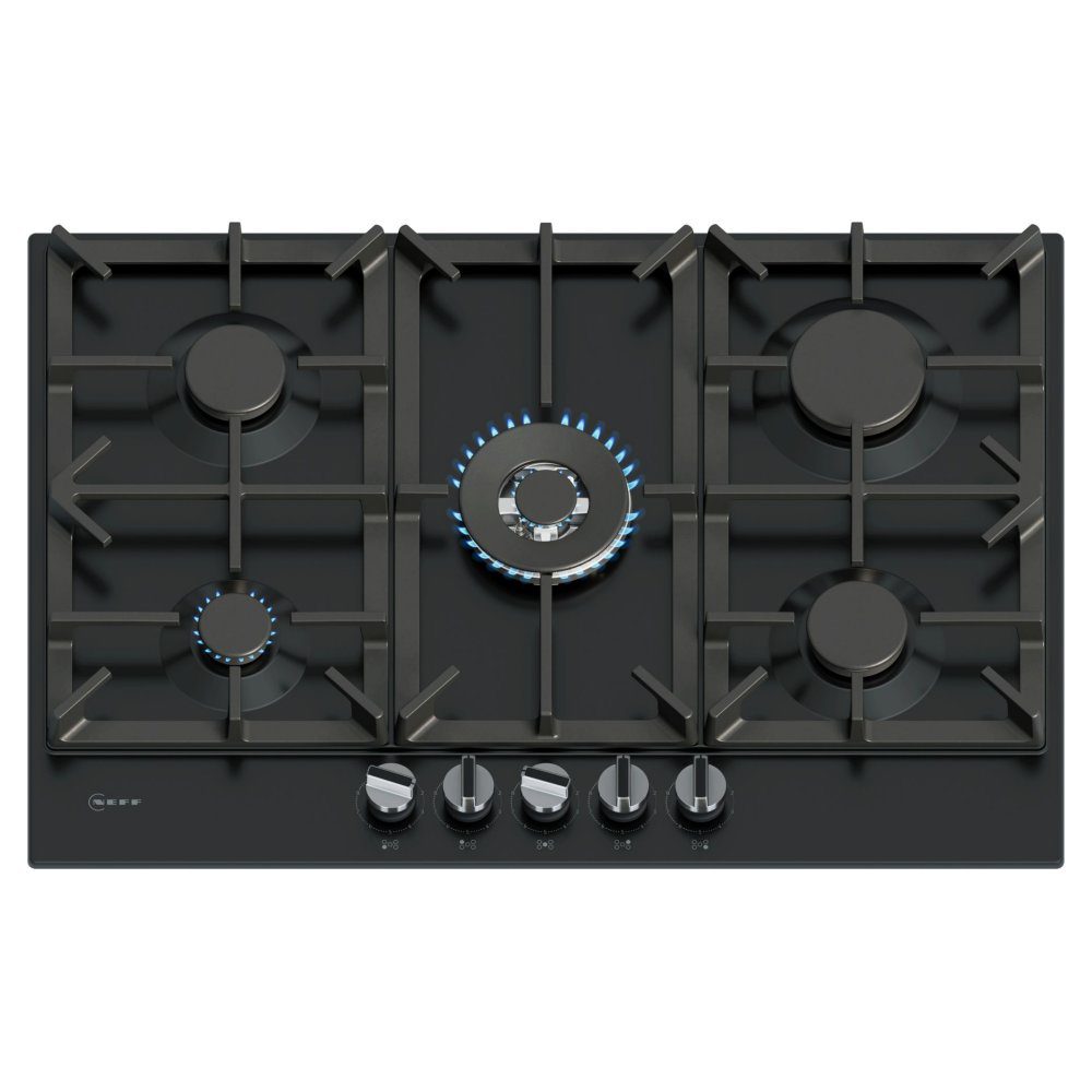 Neff  75cm N70 5 Burner Gas Hob T27CIQ8S0 - Black