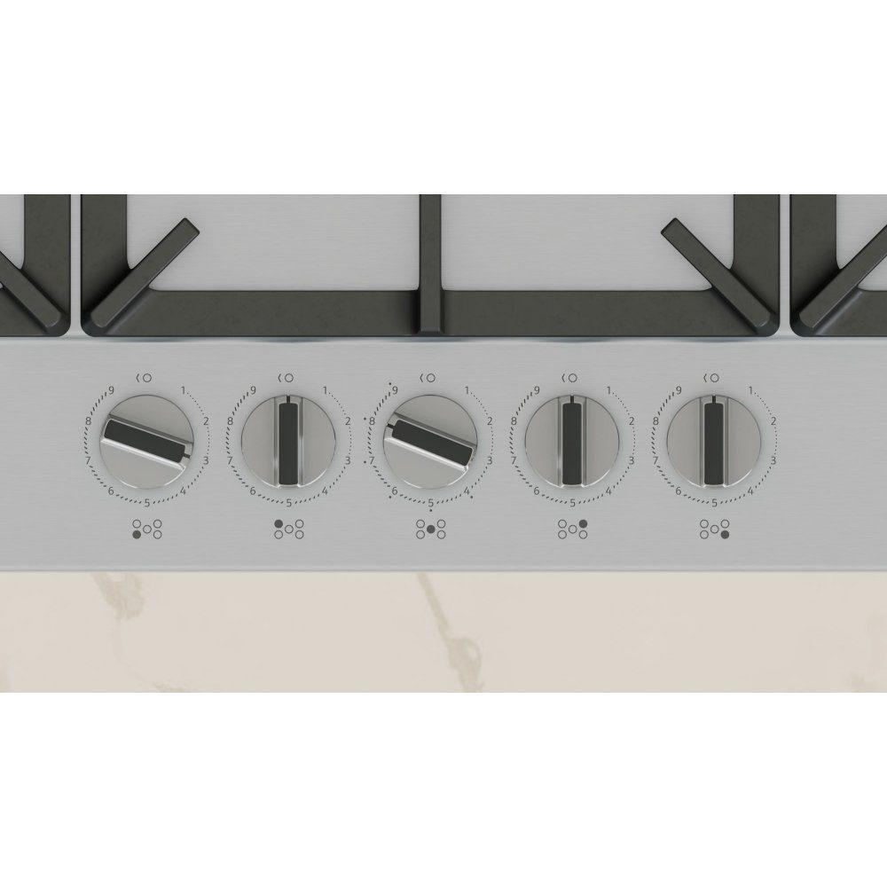 Neff 90cm N70 5 Burner Gas Hob T29CIR8N0 - Stainless Steel Neff 90cm N70 5 Burner Gas Hob T29CIR8N0 - Stainless Steel
