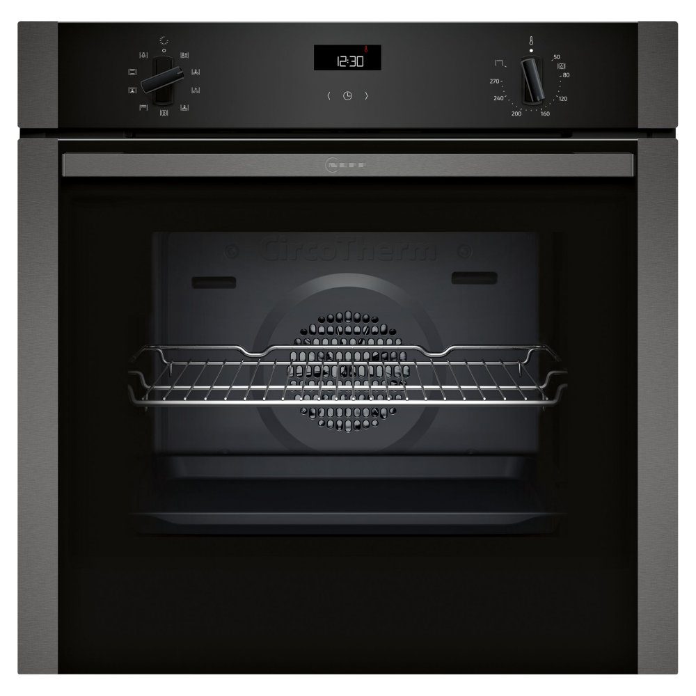 Neff  N50 CircoTherm Multifunction Single Oven B1ACE4AG3B - Graphite