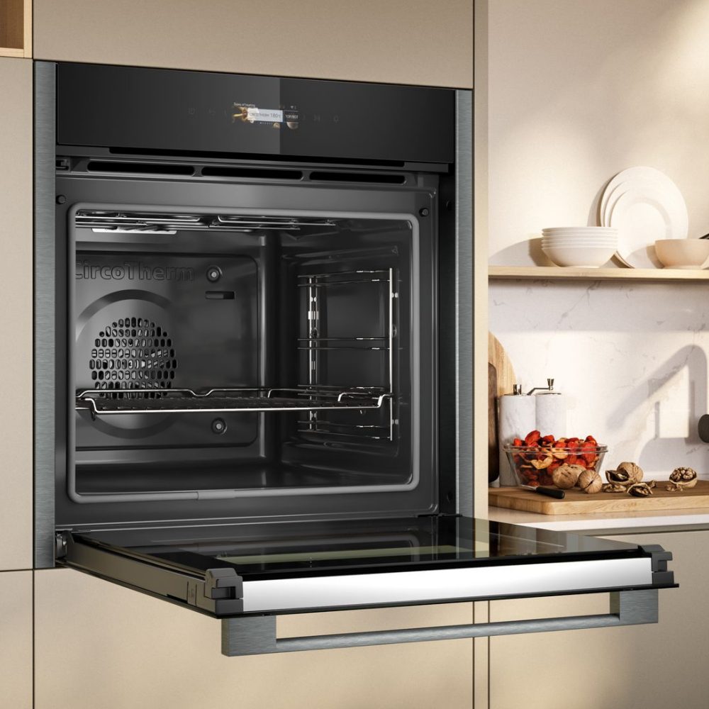Neff N70 Pyrolytic Multifunction Single Oven B24CR71G0B - Graphite Neff N70 Pyrolytic Multifunction Single Oven B24CR71G0B - Graphite