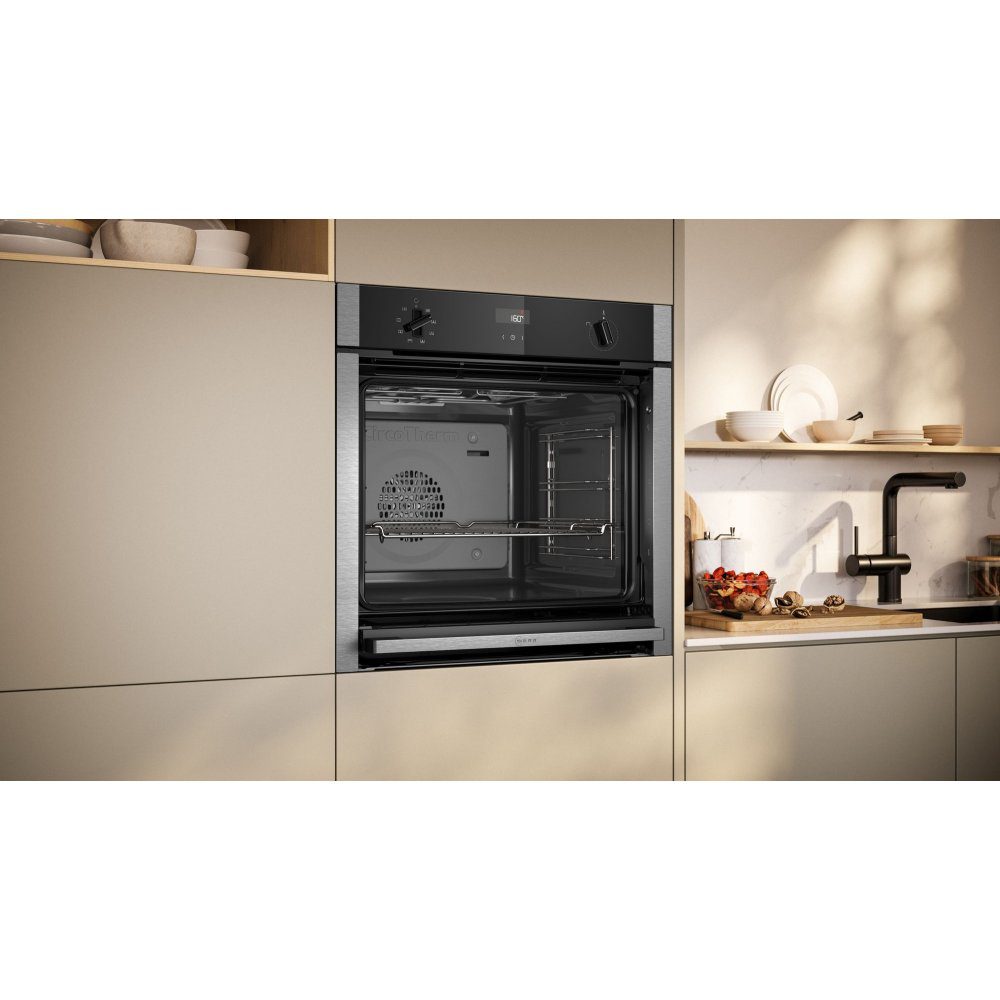 Neff N50 Slide & Hide Multifunction Single Oven B4ACF1AN3B - Stainless Steel Neff N50 Slide & Hide Multifunction Single Oven B4ACF1AN3B - Stainless Steel