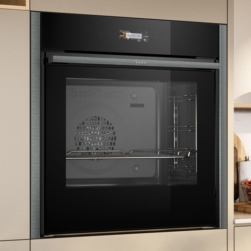 Neff N70 Slide & Hide Multifunction Single Oven B54CR31G0B - Graphite Neff N70 Slide & Hide Multifunction Single Oven B54CR31G0B - Graphite