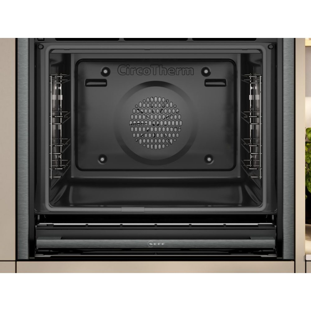 Neff N90 Slide & Hide Pyrolytic Multifunction Single Oven B64CT73G0B - Graphite Neff N90 Slide & Hide Pyrolytic Multifunction Single Oven B64CT73G0B - Graphite