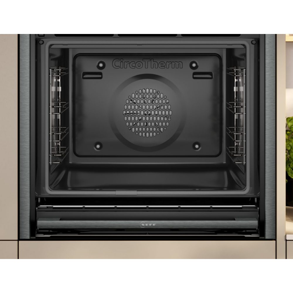 Neff N90 Slide & Hide Pyrolytic VarioSteam Single Oven B64VS71G0B - Graphite Neff N90 Slide & Hide Pyrolytic VarioSteam Single Oven B64VS71G0B - Graphite