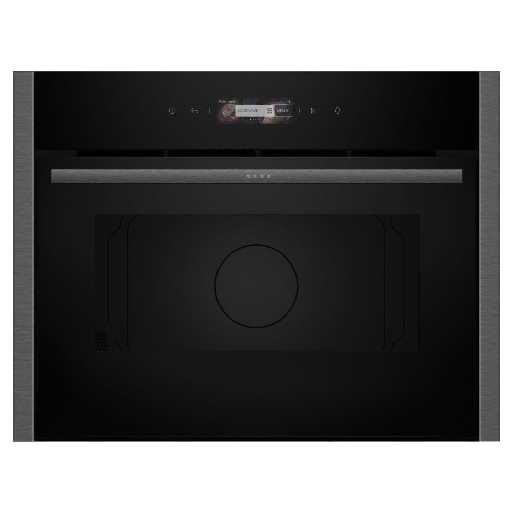 Neff  N70 Built In Microwave & Grill For Tall Housing C24GR3XG1B - Graphite