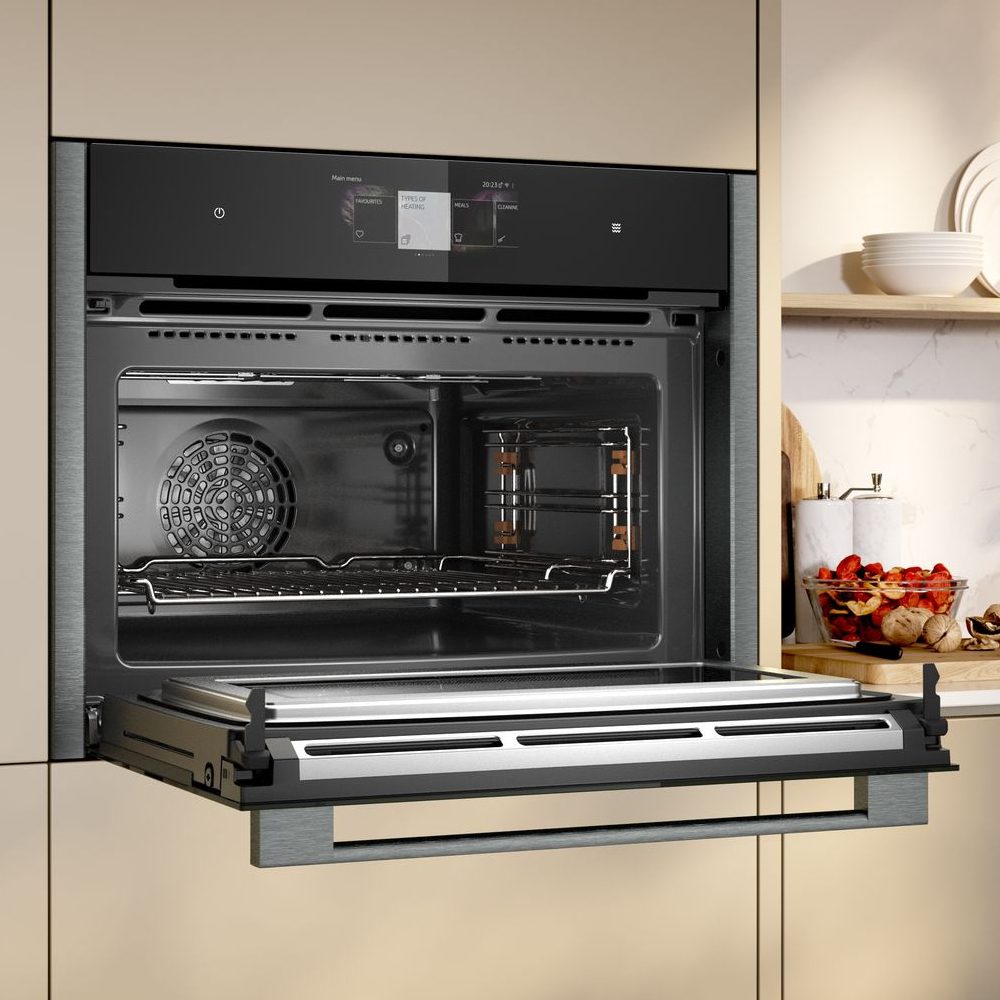 Neff N90 Pyrolytic Combination Microwave Oven For Tall Housing C24MT73G0B - Graphite Neff N90 Pyrolytic Combination Microwave Oven For Tall Housing C24MT73G0B - Graphite