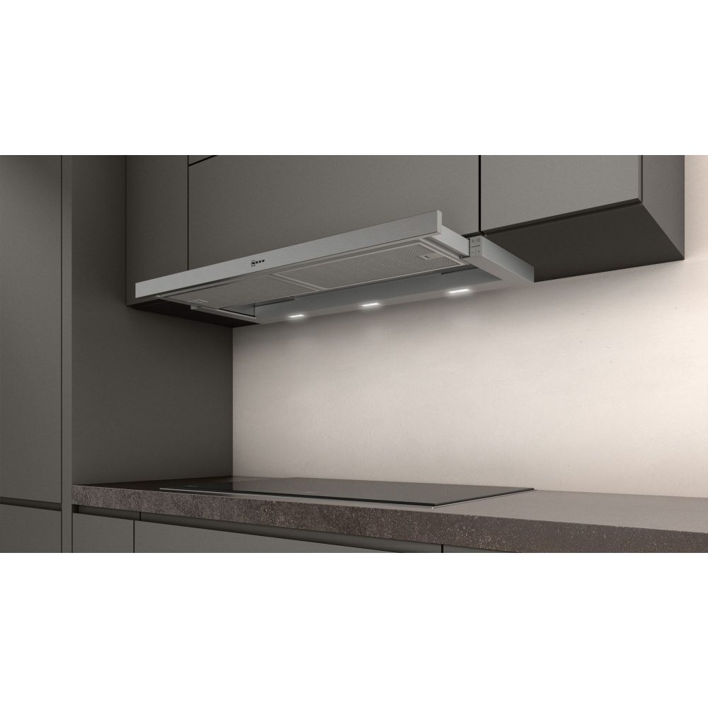Neff 90cm N50 Telescopic Hood D49ED22N1B - Stainless Steel Neff 90cm N50 Telescopic Hood D49ED22N1B - Stainless Steel