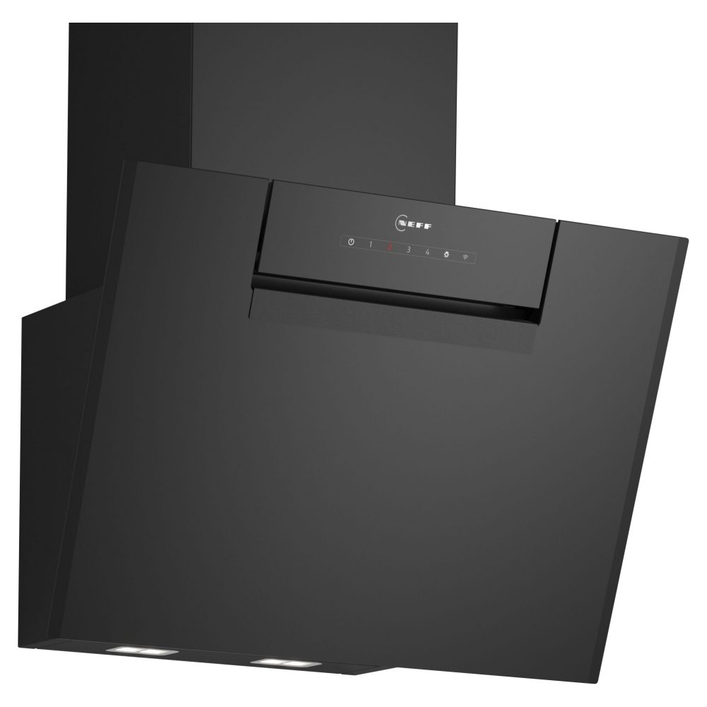Neff  60cm N50 Angled Chimney Hood D65IFN1S0B - Black