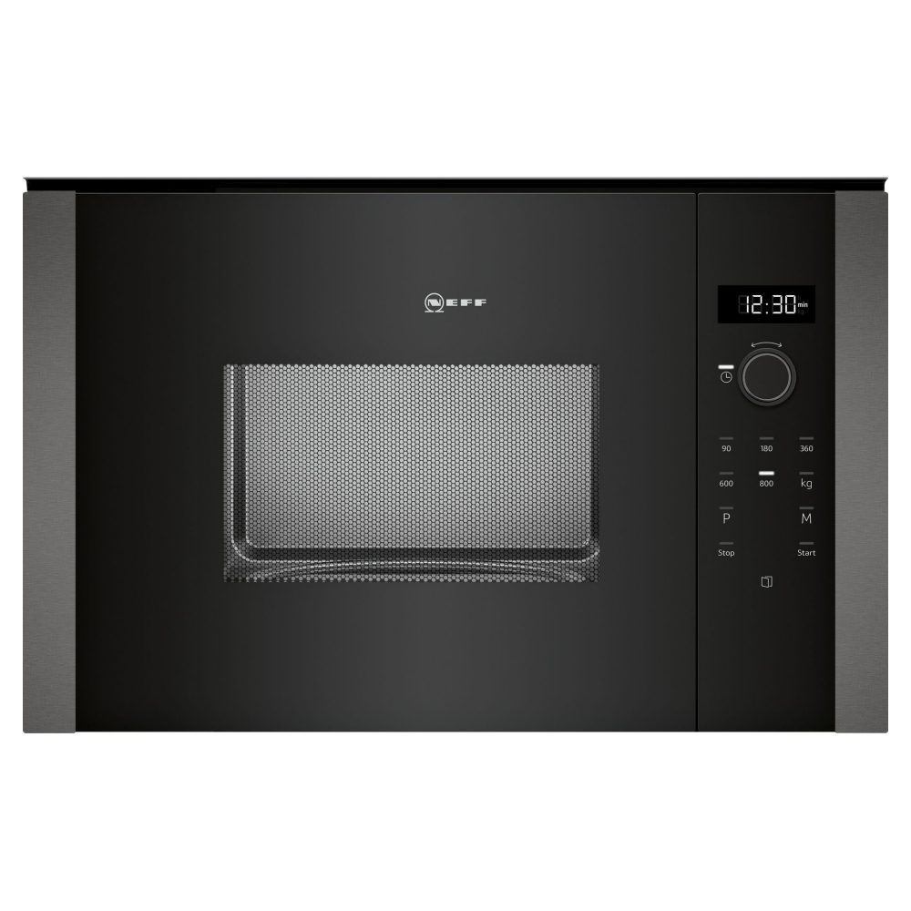 Neff  N50 Built In Microwave For Wall Unit HLAWD23G0B - Graphite