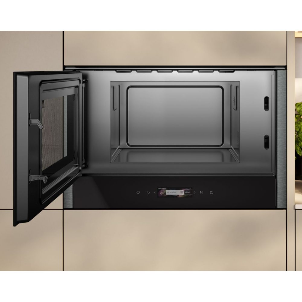 Neff N70 Built In Microwave For Wall Unit NL4WR21G1B - Graphite Neff N70 Built In Microwave For Wall Unit NL4WR21G1B - Graphite