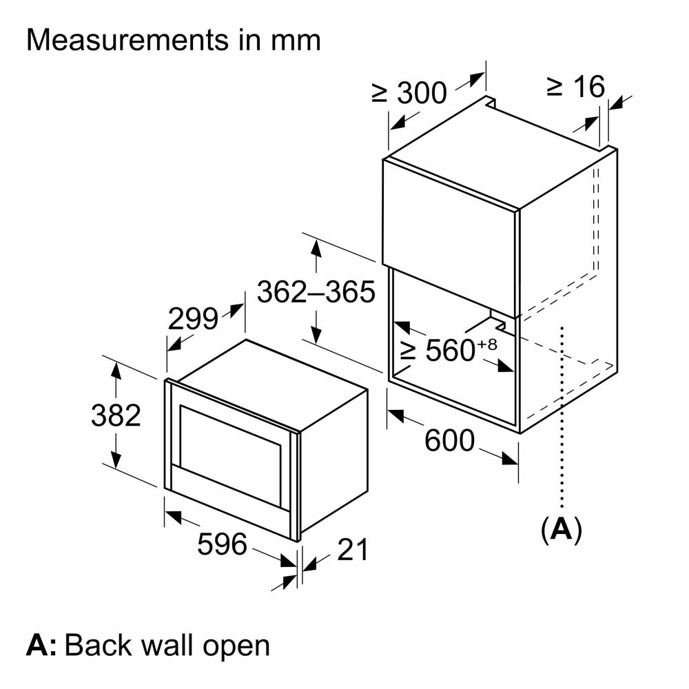 Neff N70 Built In Microwave For Wall Unit NL4WR21G1B - Graphite Neff N70 Built In Microwave For Wall Unit NL4WR21G1B - Graphite