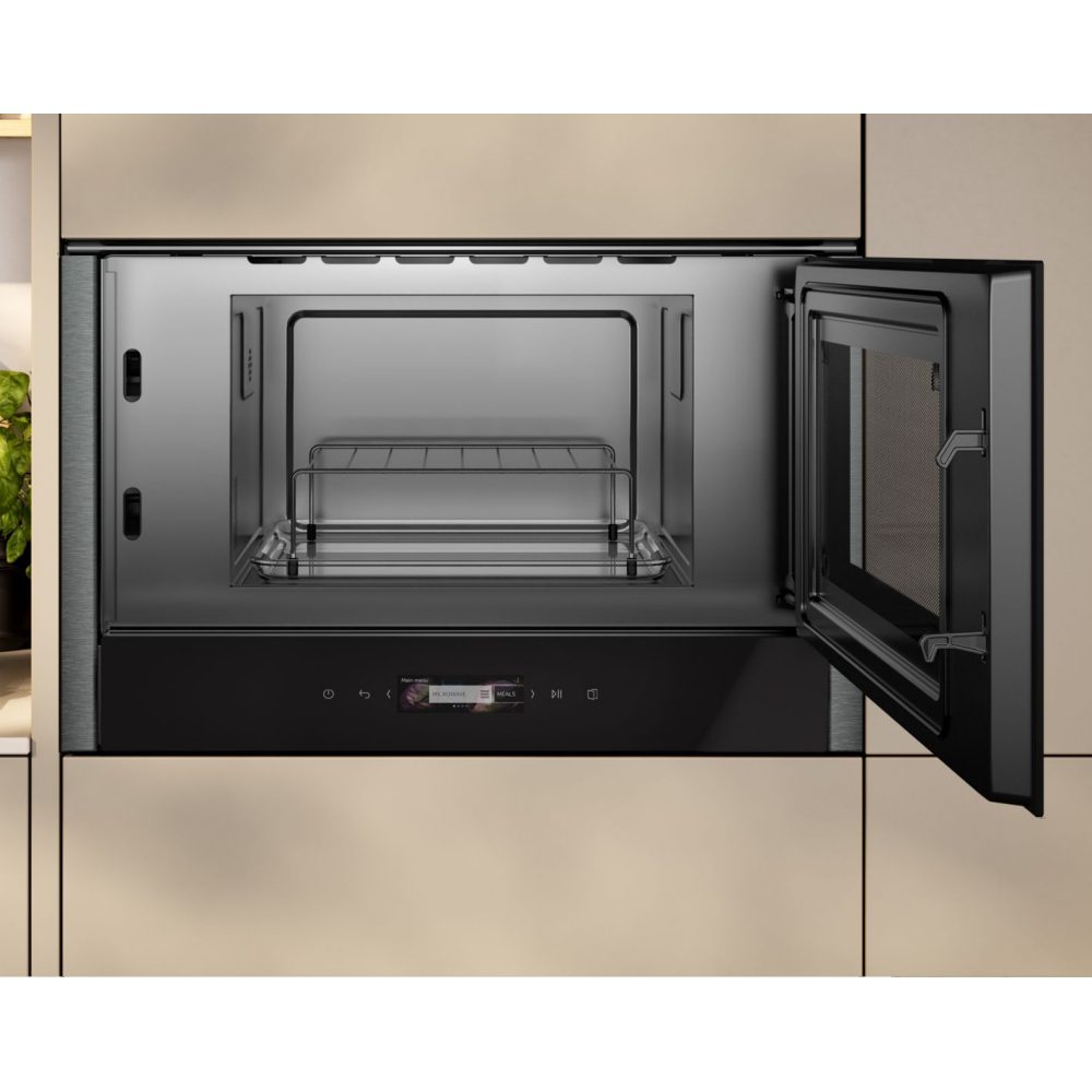 Neff N70 Built In Microwave & Grill For Wall Unit NR4GR31G1B - Graphite Neff N70 Built In Microwave & Grill For Wall Unit NR4GR31G1B - Graphite