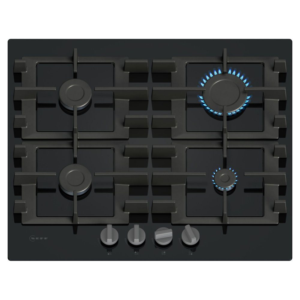 Neff  60cm N50 4 Burner Gas On Glass Hob T26NKP4S0 - Black